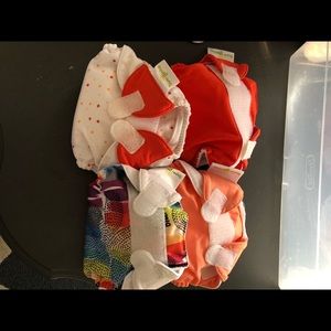 Newborn all in one style cloth diapers